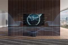 A image of TV playing movie with WOW Orchestra effect through USC9S